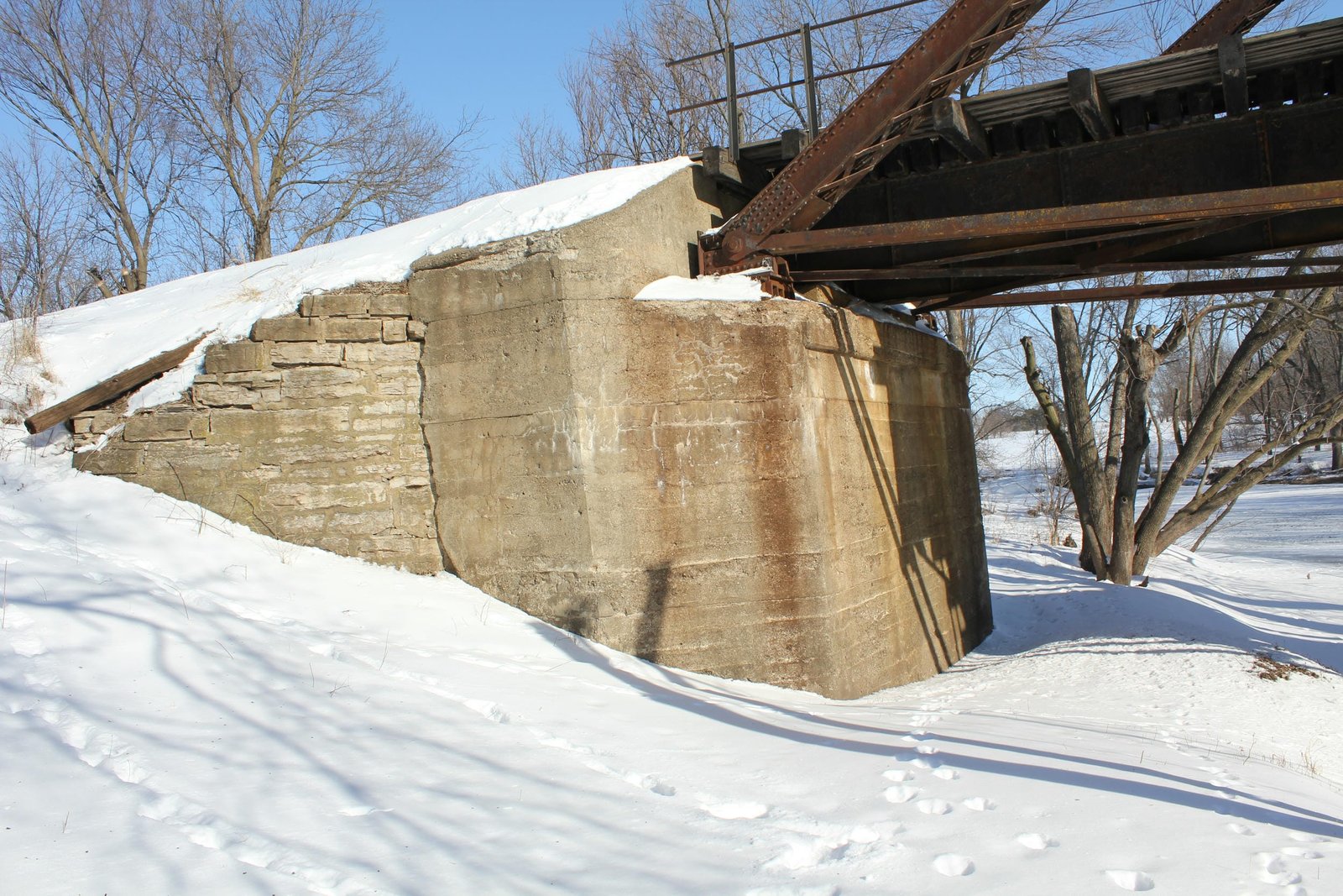 West abutment